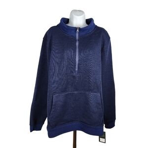 ARTHUR BEALE QUARTER ZIP ELBOW PATCH SWEATER